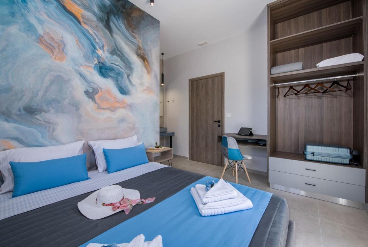 Luxury Villa Eva-Mari With Jacuzzi, 50M From The Beach Stalós Eksteriør bilde