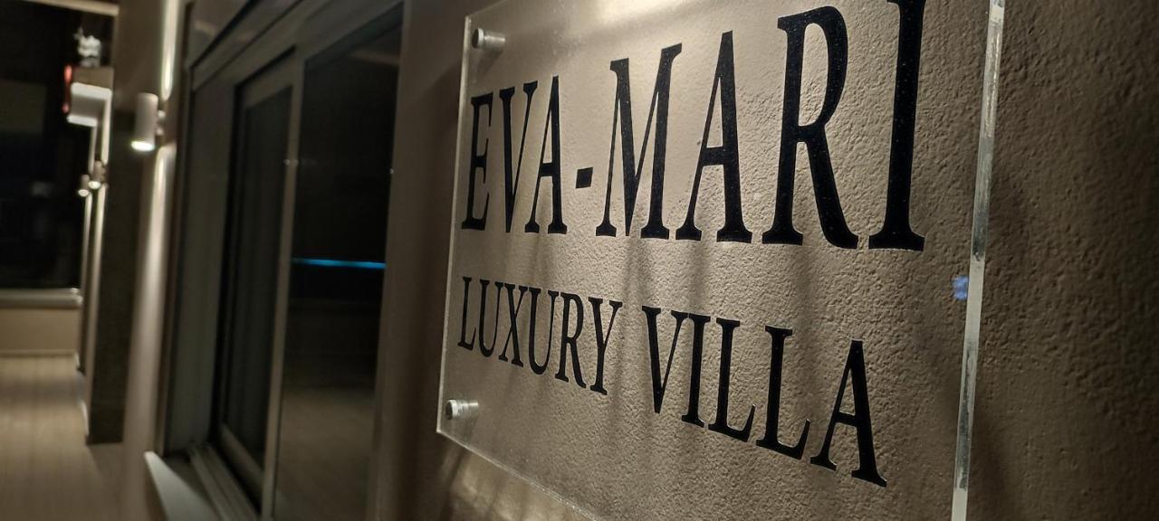 Luxury Villa Eva-Mari With Jacuzzi, 50M From The Beach Stalós Eksteriør bilde