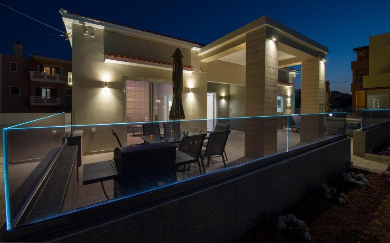 Luxury Villa Eva-Mari With Jacuzzi, 50M From The Beach Stalós Eksteriør bilde